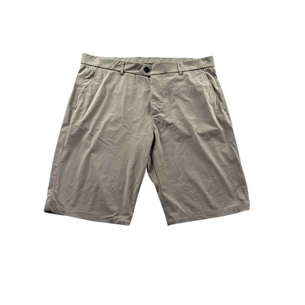 Greyson Montauk Sport 10" Shorts Mens Size 36 Golf Tan Beige Lightweight
